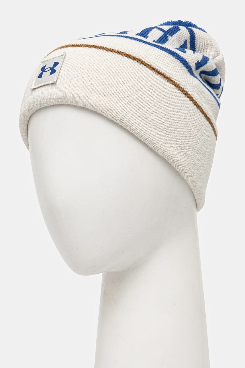 Шапка Under Armour колір бежевий  1386634