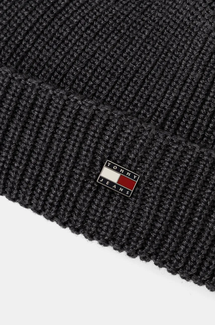 Шапка Tommy Jeans колір сірий  AM0AM12635
