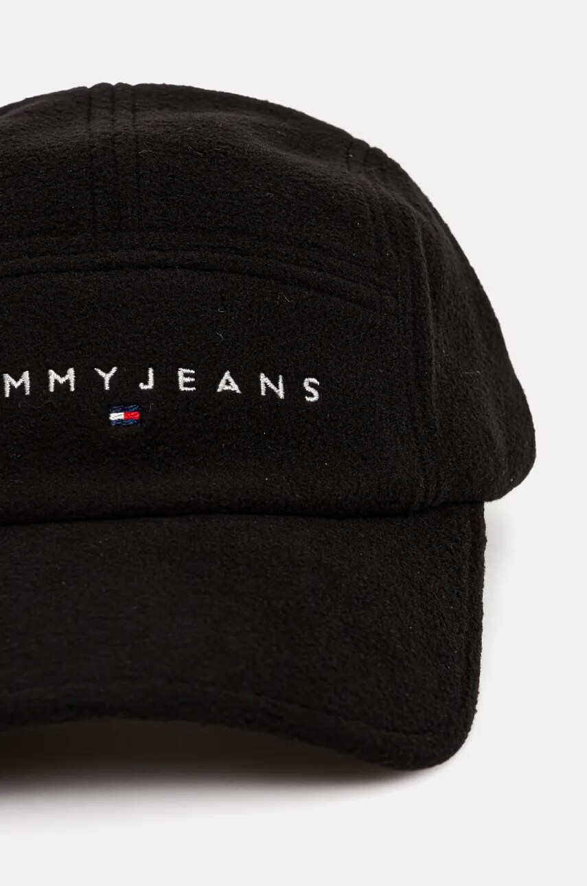 Кепка Tommy Jeans колір чорний з аплікацією AM0AM12660
