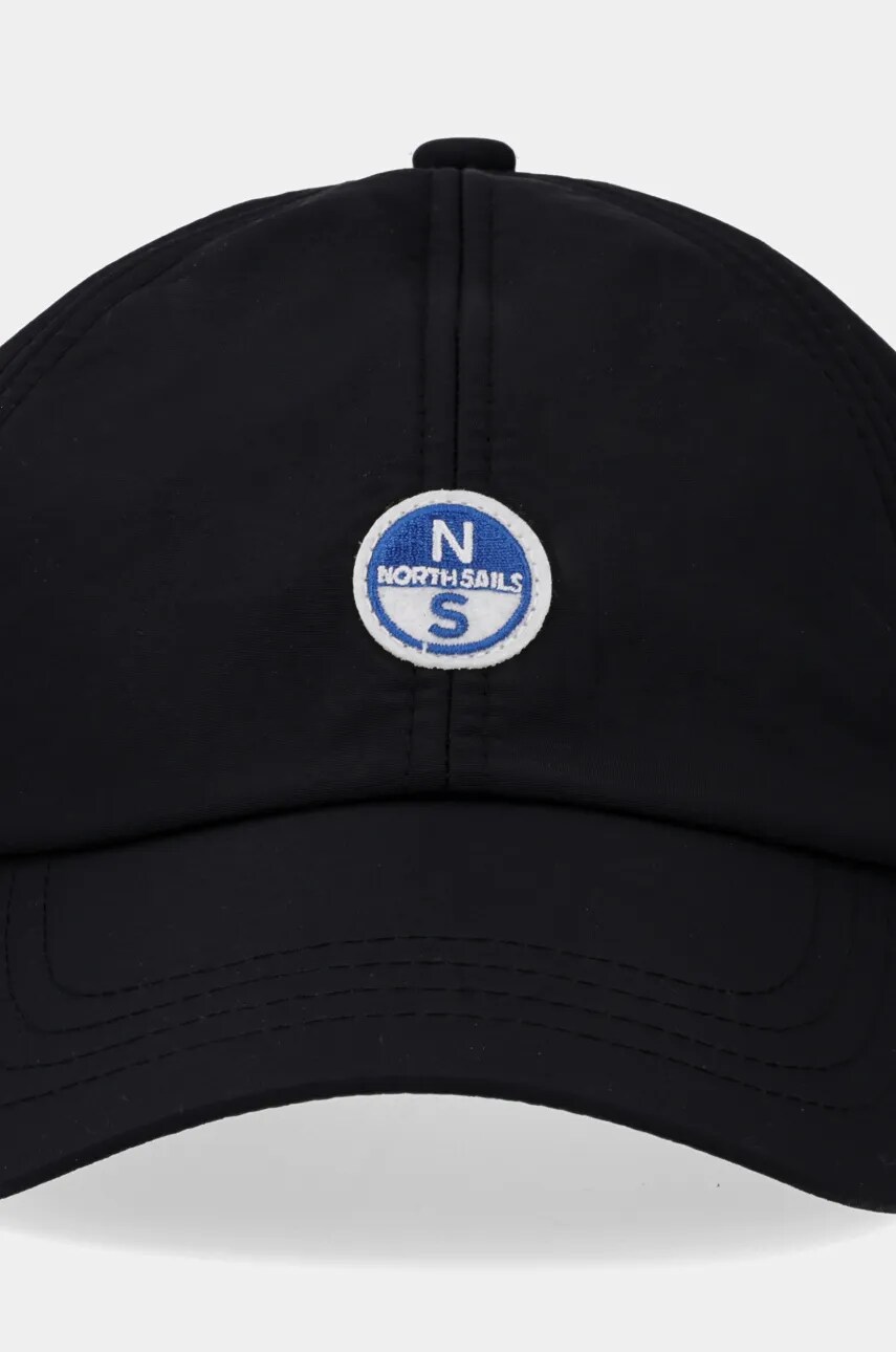 Кепка North Sails колір чорний з аплікацією 623290
