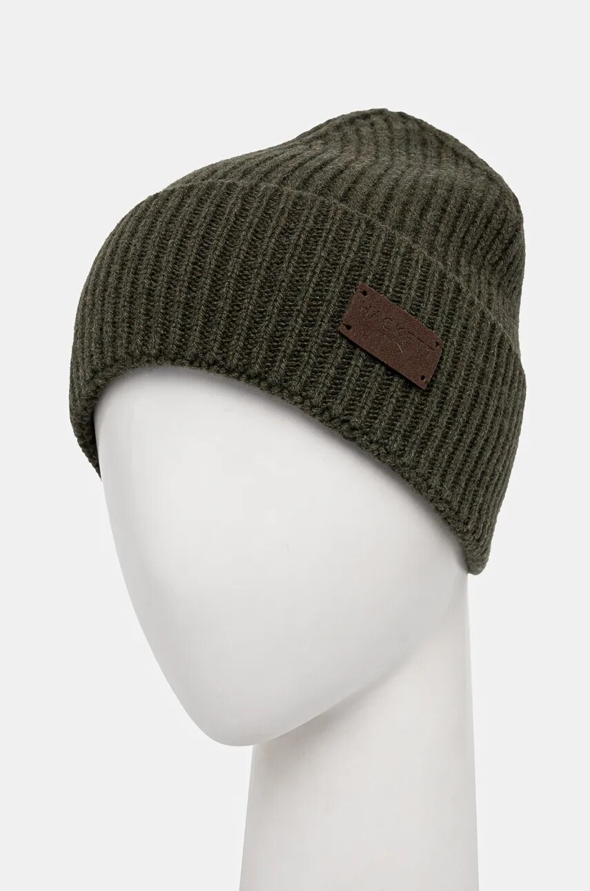 Шапка Hackett London колір зелений  HM042592