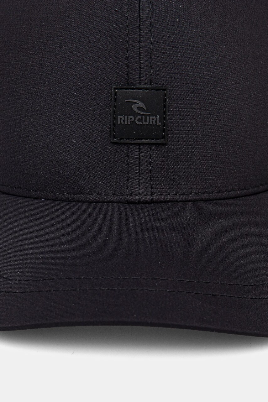 Кепка Rip Curl колір чорний однотонна 1DXMHE