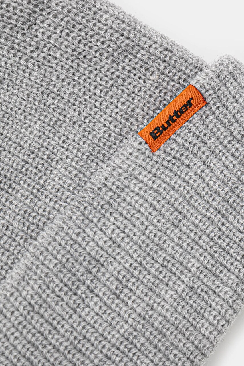 Шапка Butter Goods Tall Wharfie Beanie колір сірий  BG243811