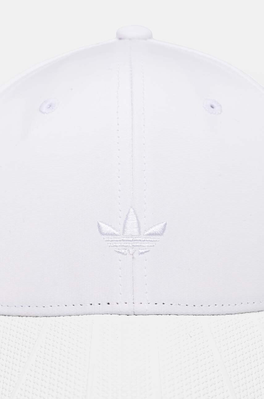 Кепка adidas Originals колір білий однотонна IY4052