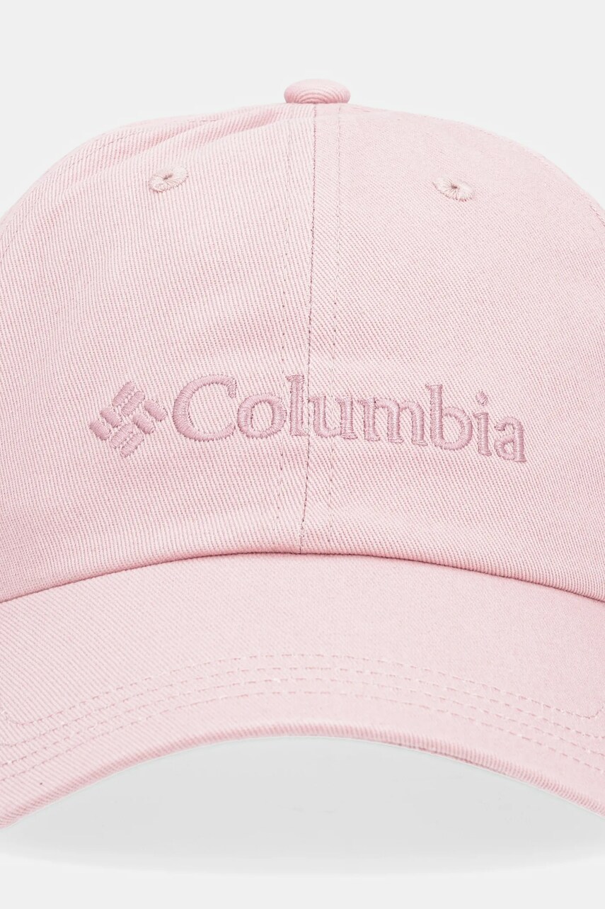 Бавовняна бейсболка Columbia Provisions Ball Cap колір рожевий з аплікацією 2096351