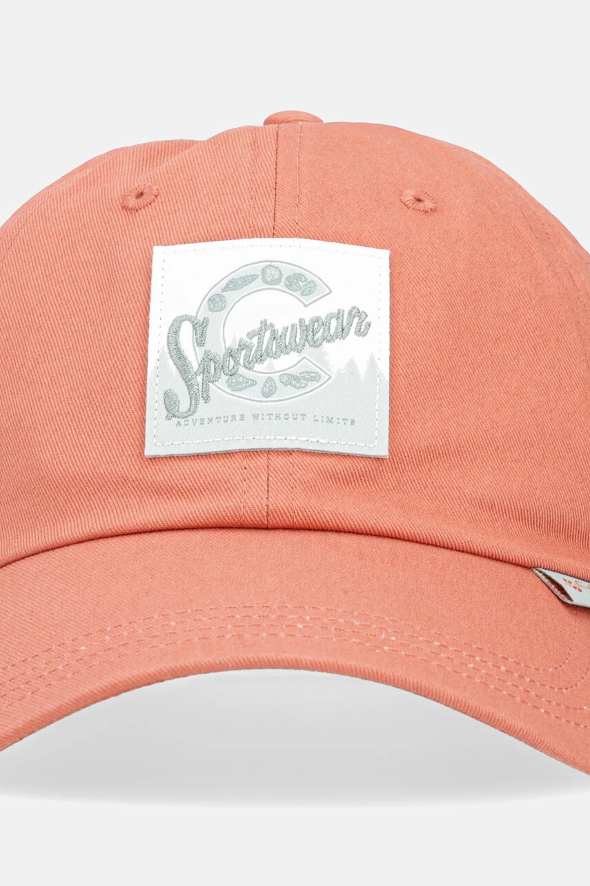 Бавовняна бейсболка Columbia Provisions Ball Cap колір помаранчевий з аплікацією 2096351