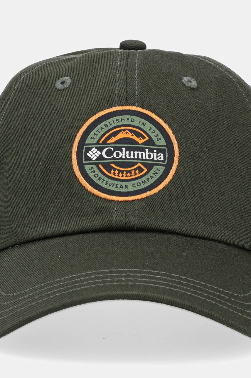 Бавовняна бейсболка Columbia Provisions Ball Cap колір зелений з аплікацією 2096351