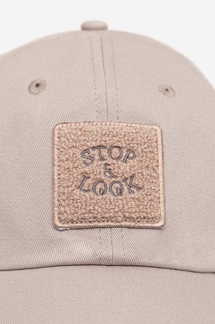 Бавовняна бейсболка Columbia Provisions Ball Cap колір сірий з аплікацією 2096351
