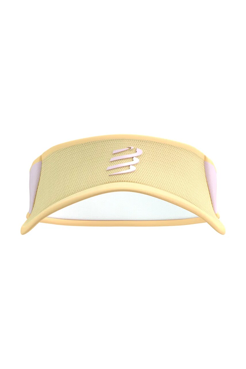 Козирок від сонця Compressport Visor Ultralight колір жовтий з принтом XHWU3894