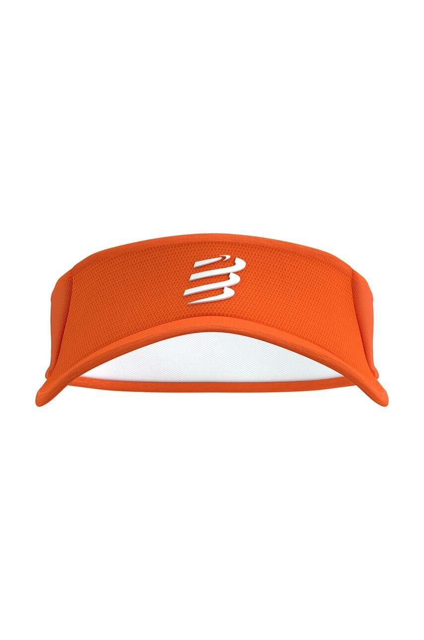 Козирок від сонця Compressport Visor Ultralight колір помаранчевий з принтом XHWU3894