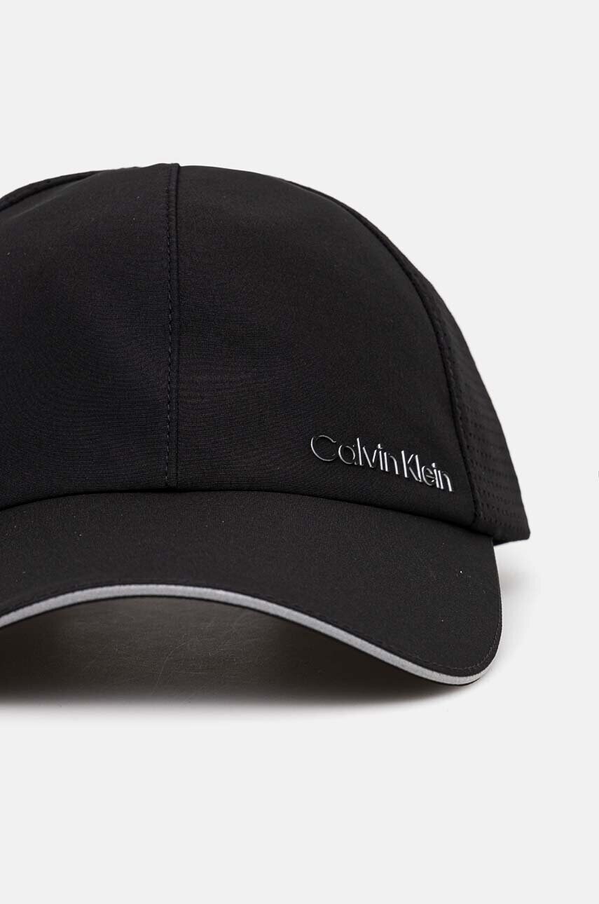 Кепка Calvin Klein Performance колір чорний однотонна 0000PX0326