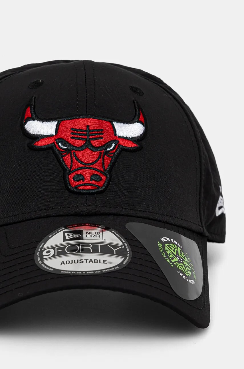 Кепка New Era CHICAGO BULLS колір чорний з аплікацією 60565234