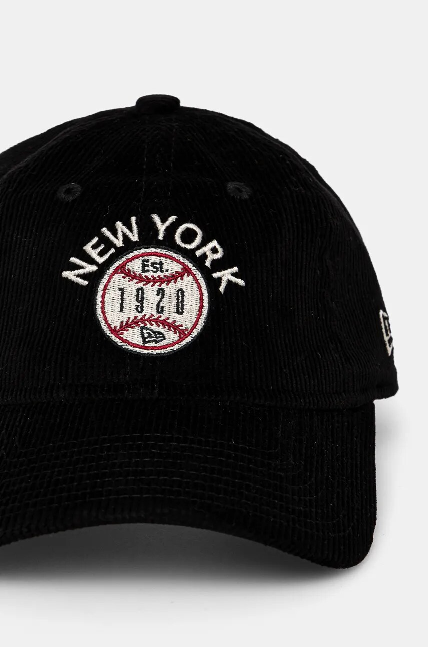 Кепка New Era колір чорний з аплікацією 60565321