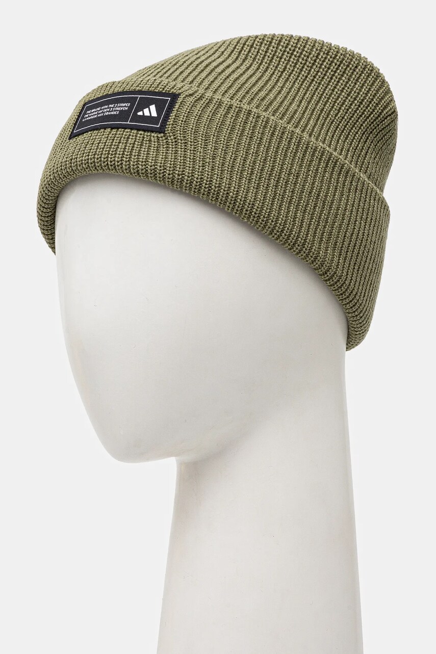 Шапка adidas Essentials колір зелений  IY5257