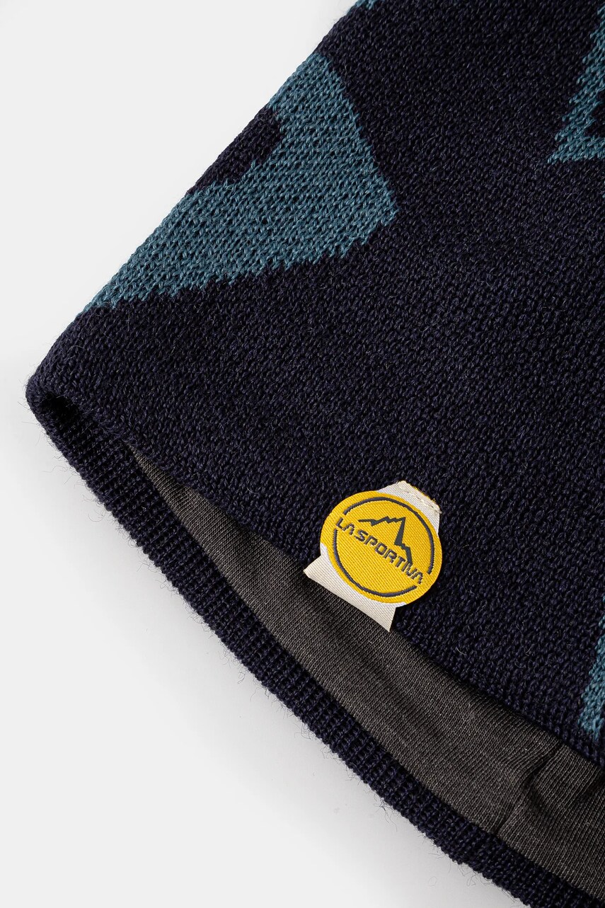Шапка LA Sportiva Woolly колір синій з тонкого трикотажу Y38643642
