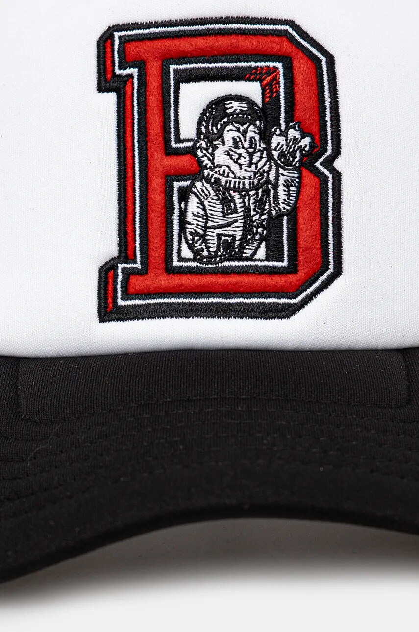 Кепка Billionaire Boys Club College Trucker Cap колір чорний з аплікацією B24360