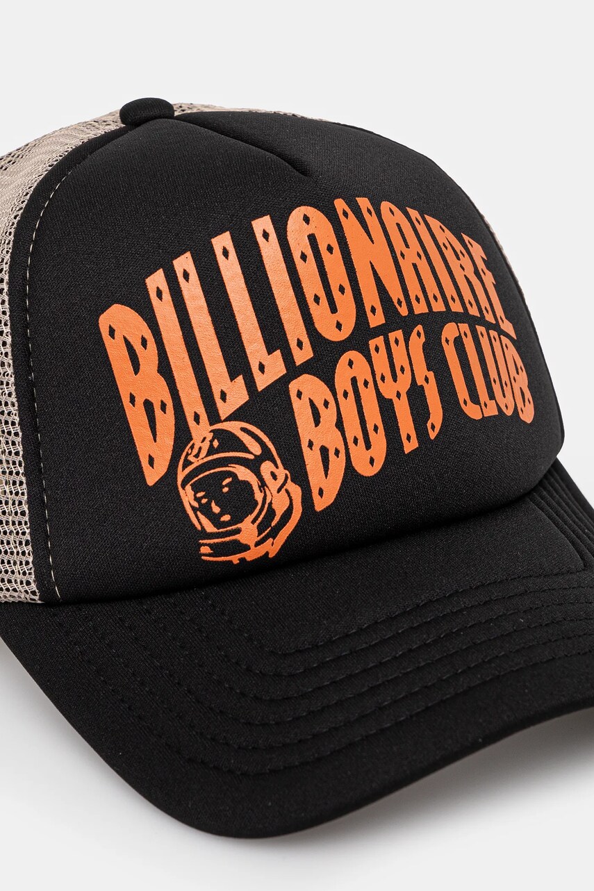 Кепка Billionaire Boys Club Arch Logo Trucker Cap колір чорний з принтом B24471