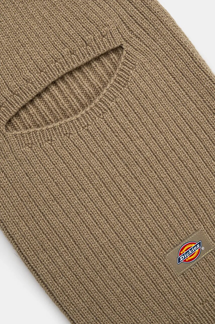 Капор з домішкою вовни Dickies RIB колір зелений DK0A4Z32