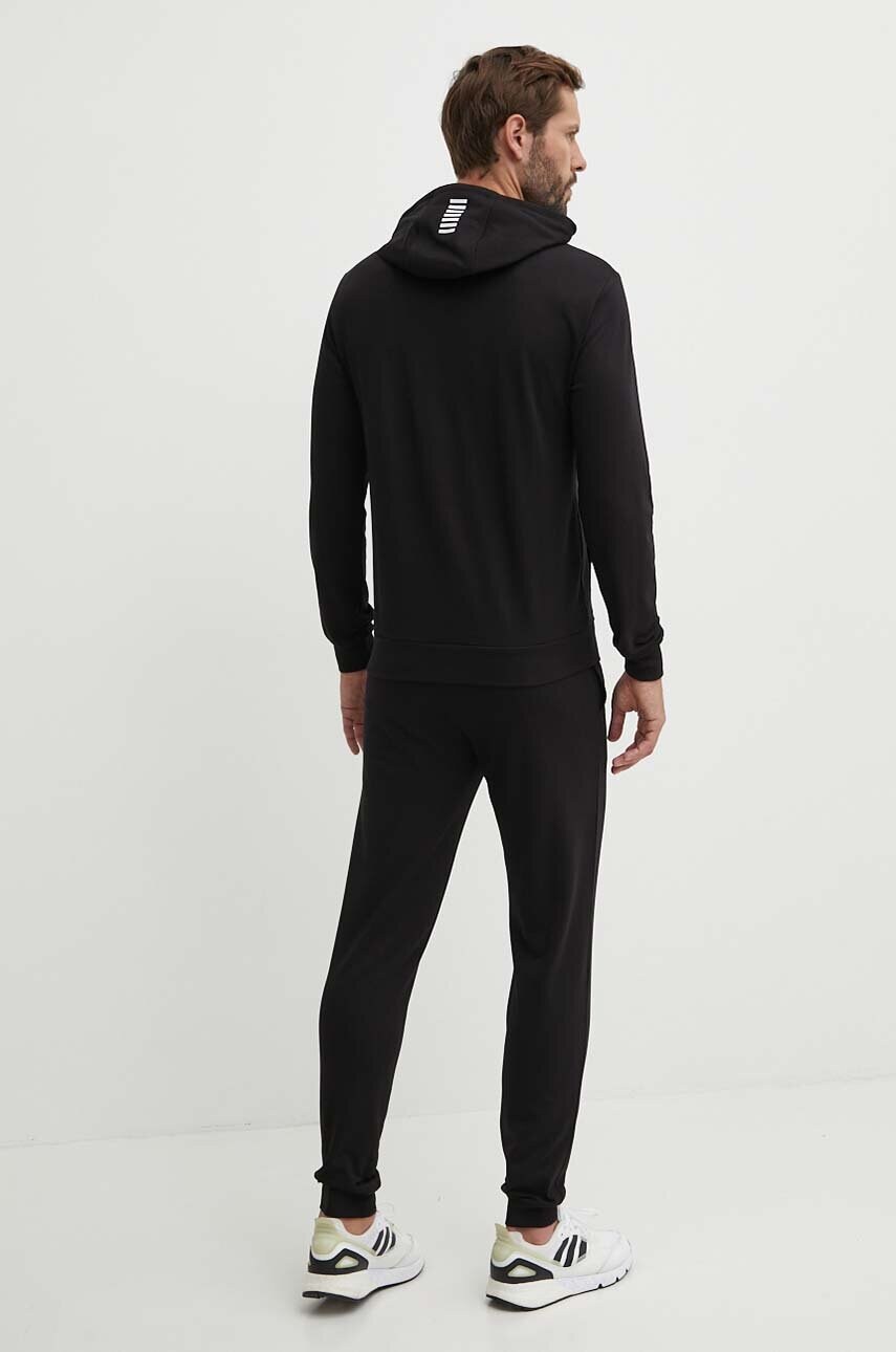 Бавовняний спортивний костюм EA7 Emporio Armani колір чорний PJVRZ.8NPV64