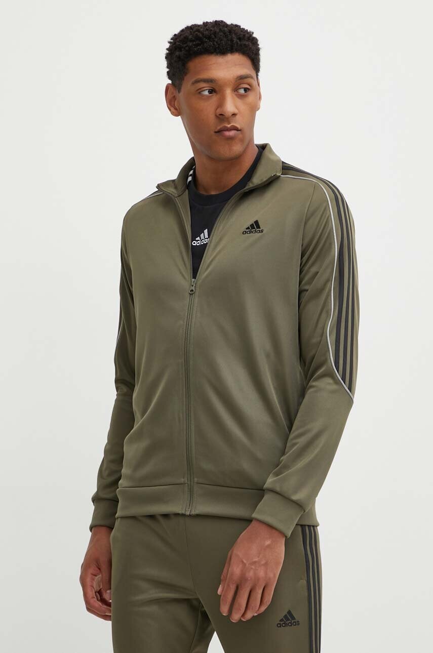 Спортивний костюм adidas Essentials чоловічий колір зелений IY6668