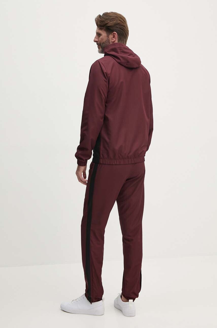 Спортивний костюм Lacoste чоловічий колір бордовий WH4241