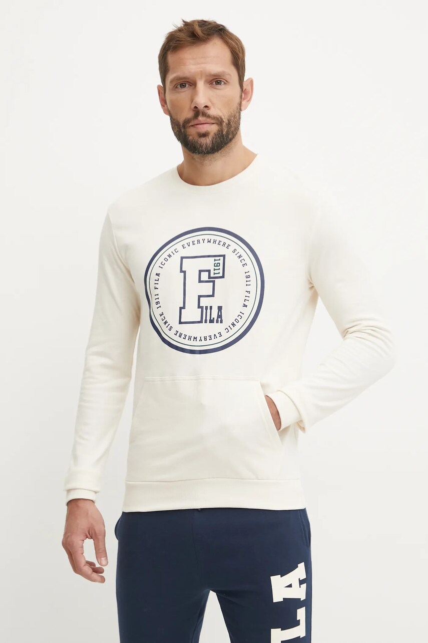 Бавовняний спортивний костюм Fila колір бежевий FPW1199
