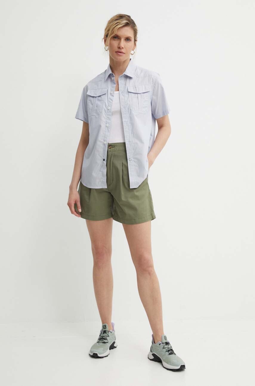 Бавовняна сорочка G-Star Raw жіноча regular класичний комір D24592-C667