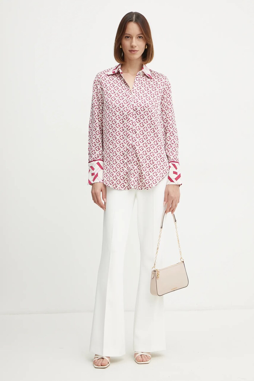 Сорочка Guess ALEXANDRA жіноча колір бежевий regular класичний комір W4YH47 WF1T2