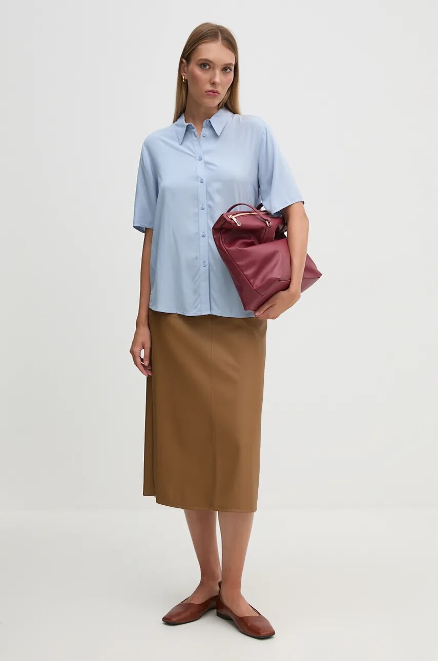 Сорочка United Colors of Benetton жіноча regular класичний комір 5WPWDQ092