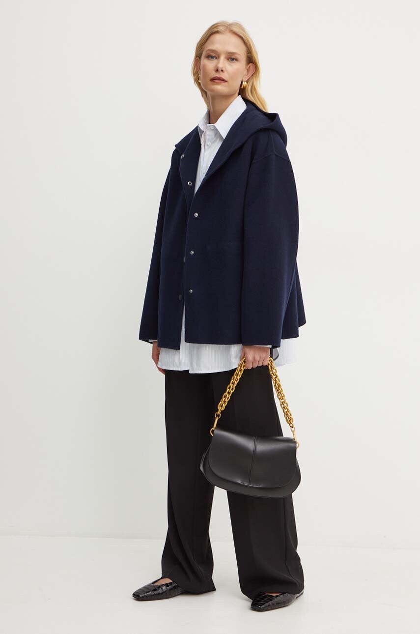 Бавовняна сорочка Weekend Max Mara жіноча relaxed класичний комір 2425196016600