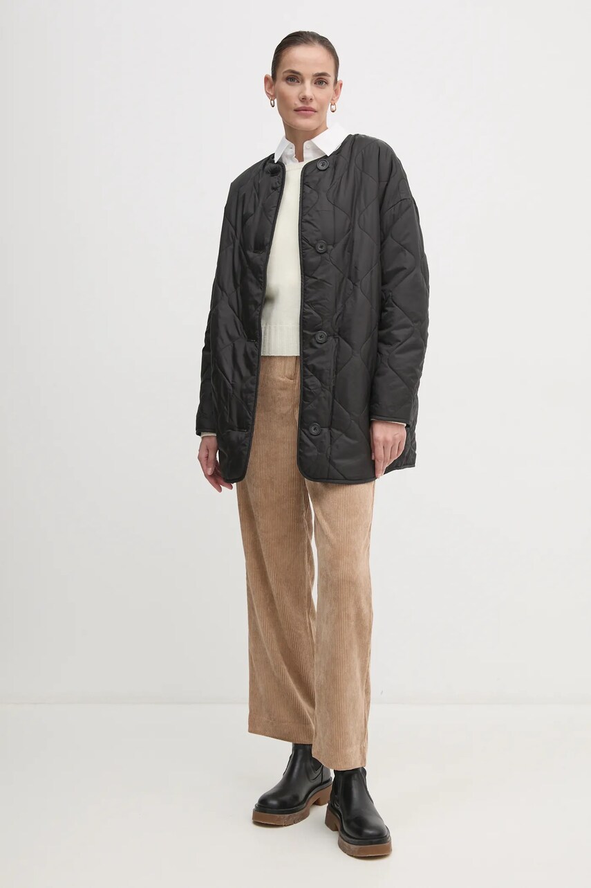 Сорочка Barbour жіноча колір білий regular класичний комір LSH1634