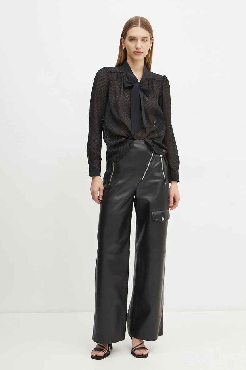 Блузка G-Star Raw жіноча колір чорний візерунок D25268-D404