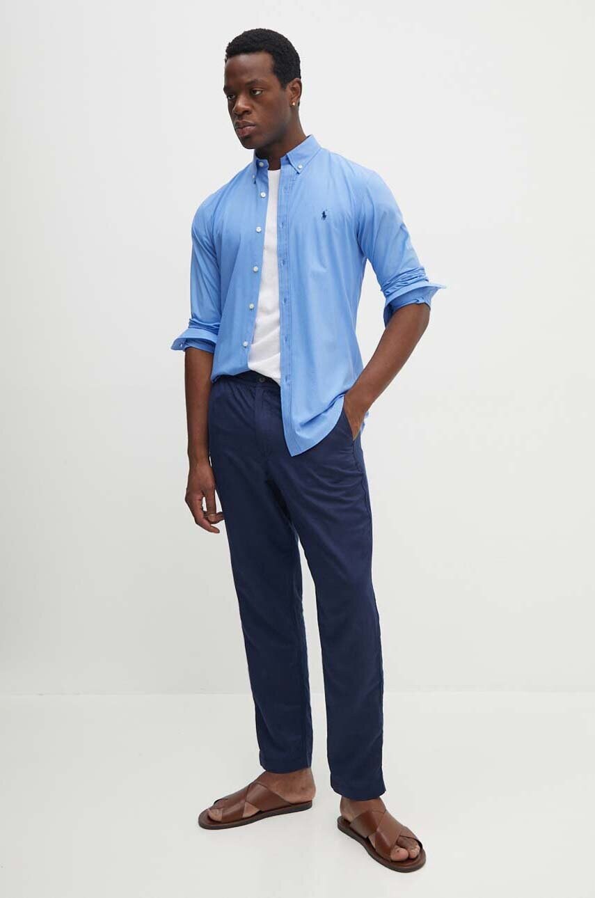 Сорочка Polo Ralph Lauren чоловіча slim комір button-down 710929348