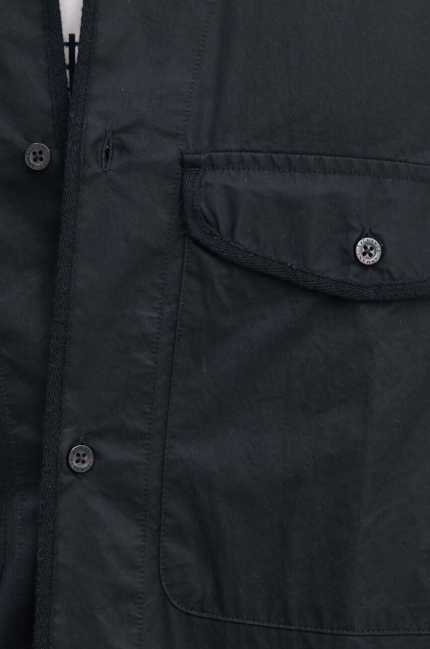Бавовняна сорочка Armani Exchange чоловіча колір чорний relaxed класичний комір 6DZCL7 ZN3CZ