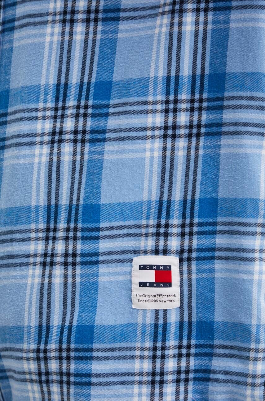 Бавовняна сорочка Tommy Jeans чоловіча relaxed класичний комір DM0DM19532
