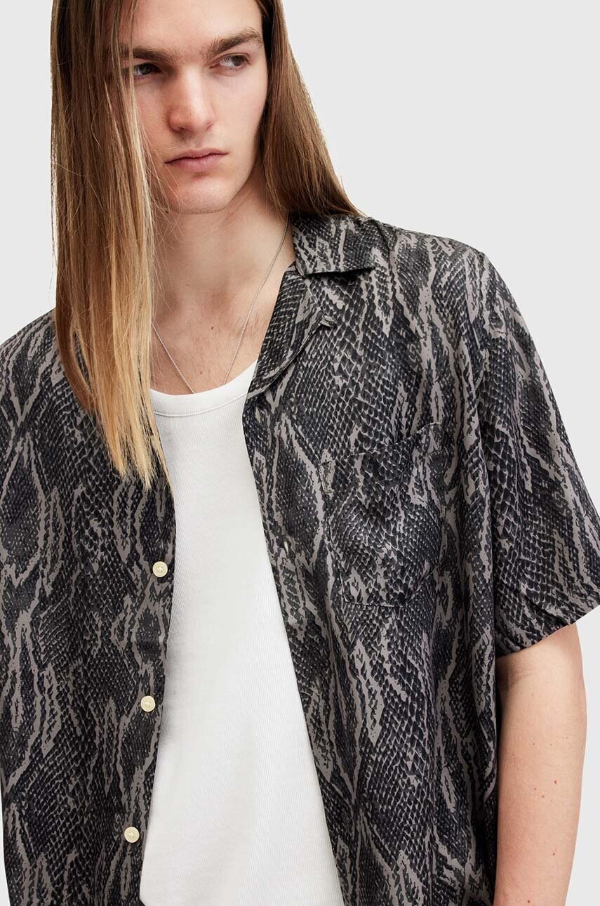 Сорочка AllSaints BOOMSLANG SS чоловіча relaxed M070SA