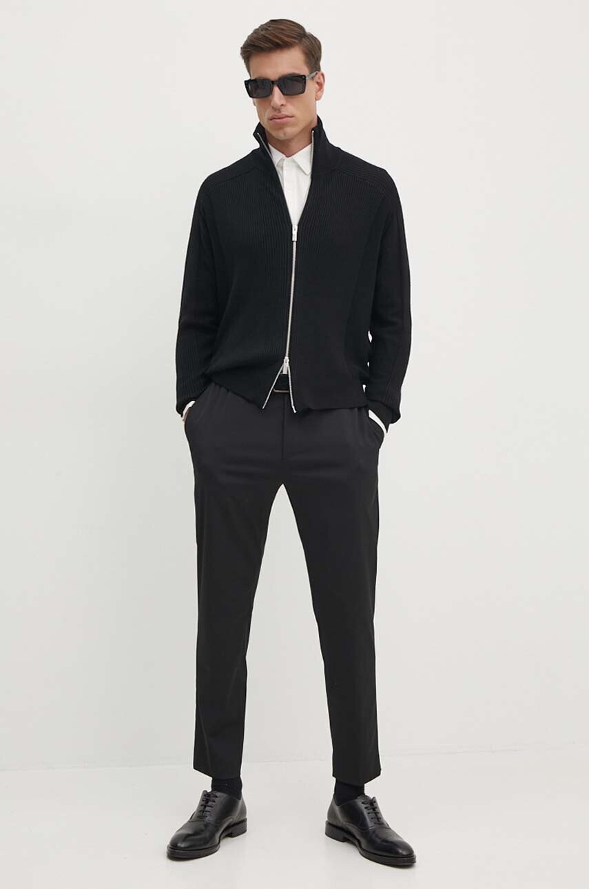 Сорочка Armani Exchange чоловіча колір білий regular класичний комір 6DZCHJ ZJEAZ