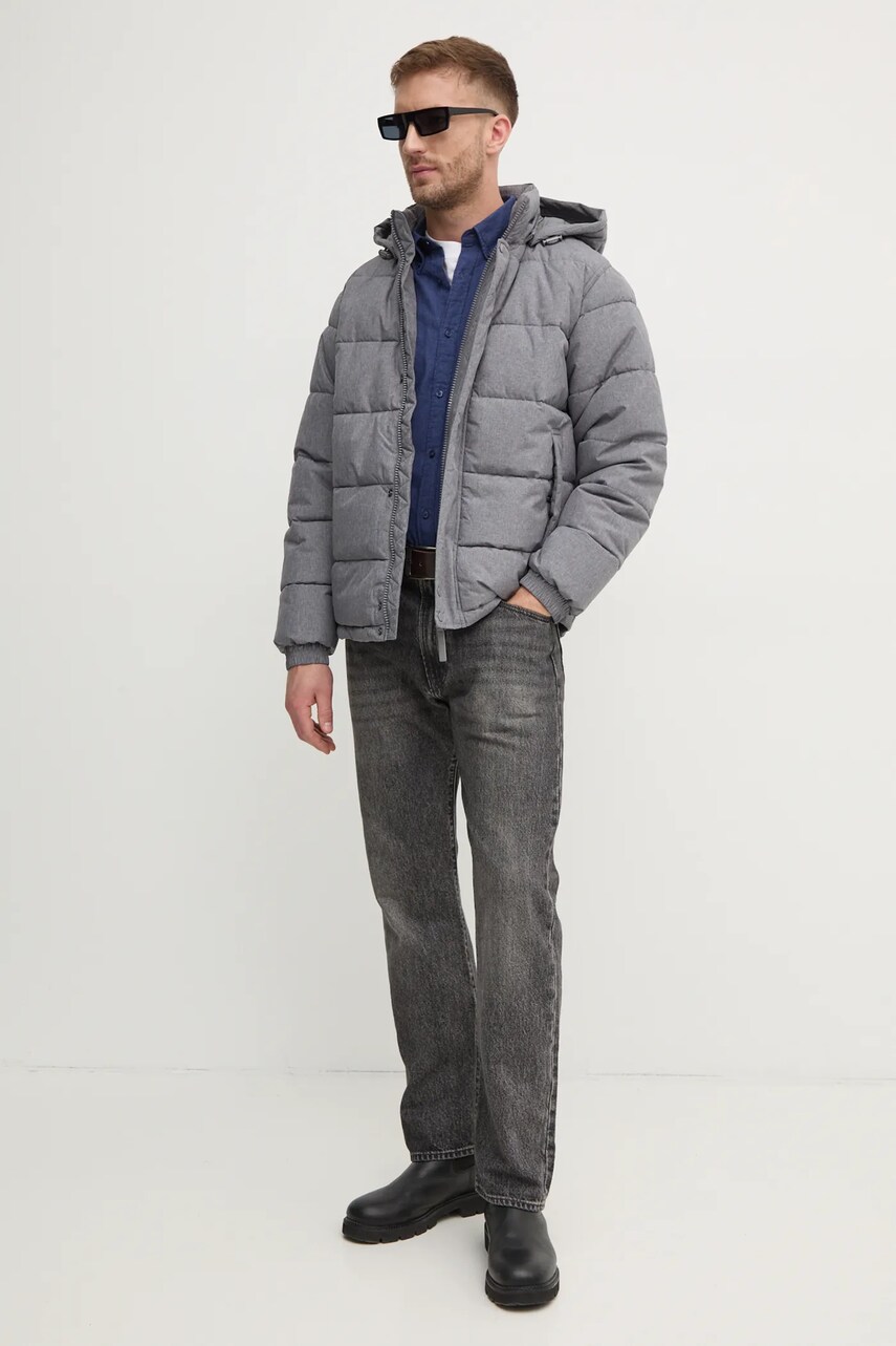 Бавовняна сорочка United Colors of Benetton чоловіча колір синій regular комір button-down 5TCRUQ04W