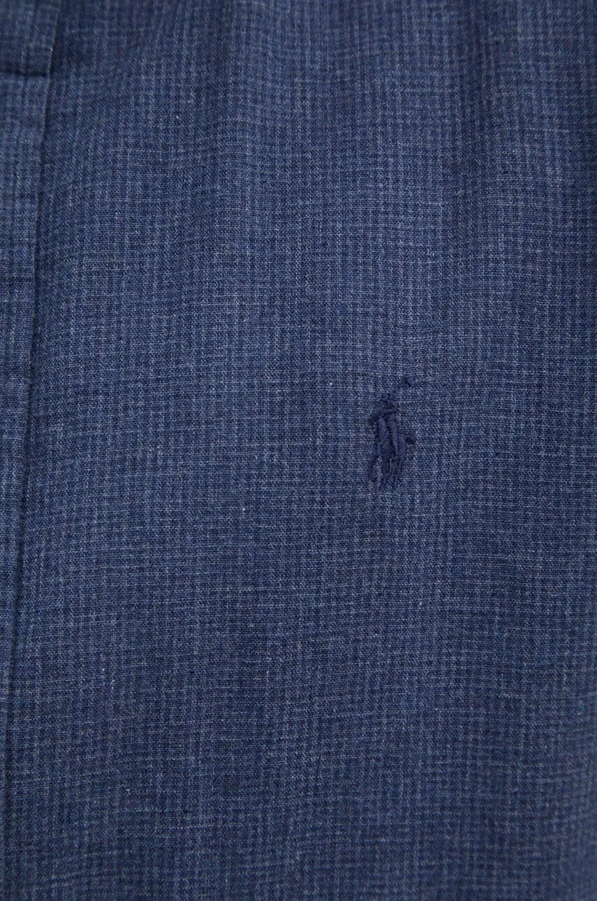 Бавовняна сорочка Polo Ralph Lauren чоловіча regular комір button-down 710953352