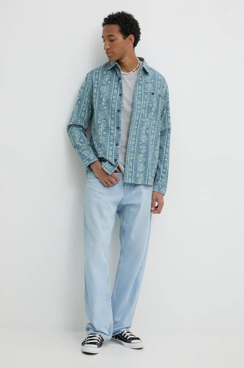 Вельветова сорочка Billabong Solana Cord relaxed класичний комір EBYWT03004