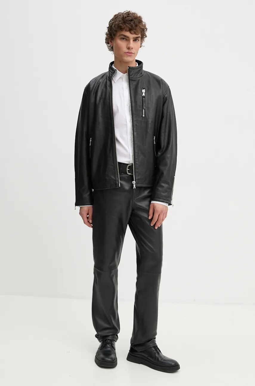 Сорочка G-Star Raw чоловіча колір сірий slim класичний комір D25176-D701
