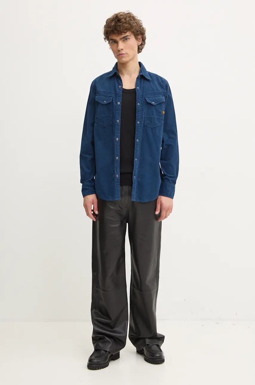 Сорочка G-Star Raw чоловіча slim класичний комір D25223-C436