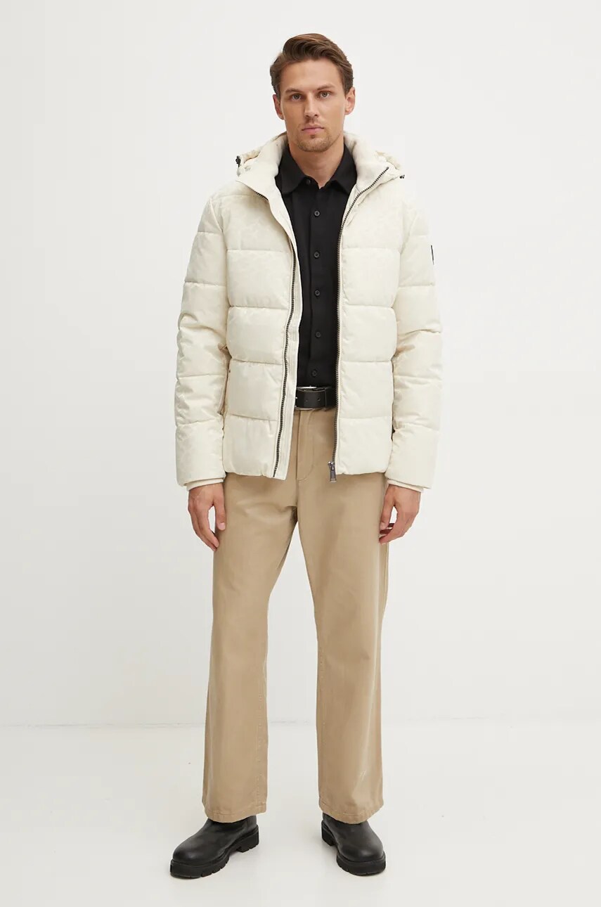 Бавовняна сорочка Guess чоловіча колір чорний regular класичний комір M4BP27.KBC71