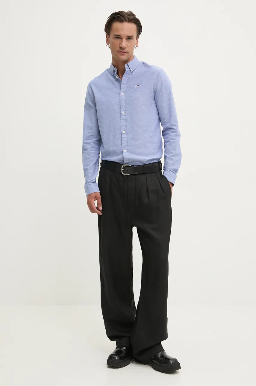 Сорочка Tommy Jeans чоловіча slim комір button-down DM0DM09594