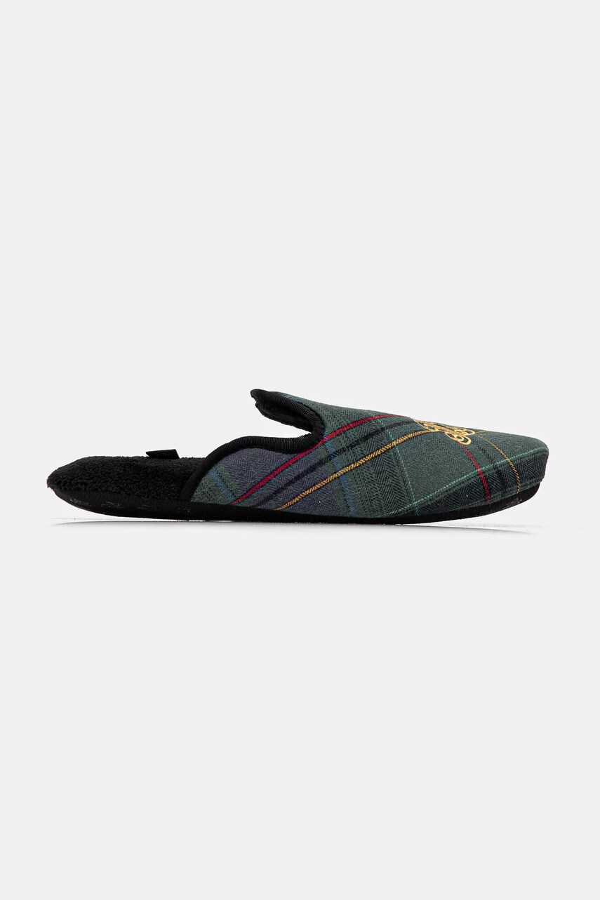 Тапочки Lauren Ralph Lauren колір зелений ILN02372
