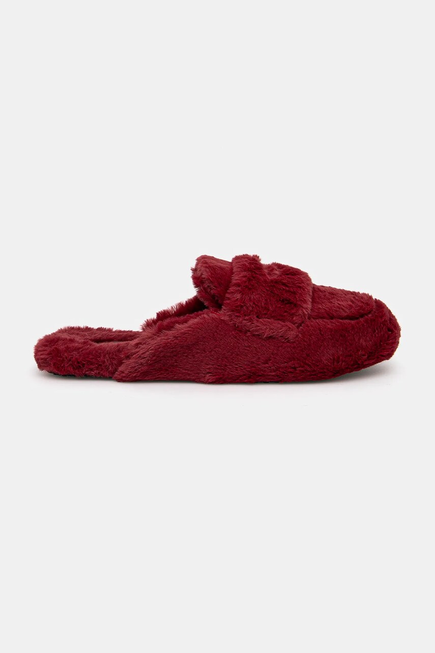 Тапочки United Colors of Benetton колір бордовий 81DC1D01L