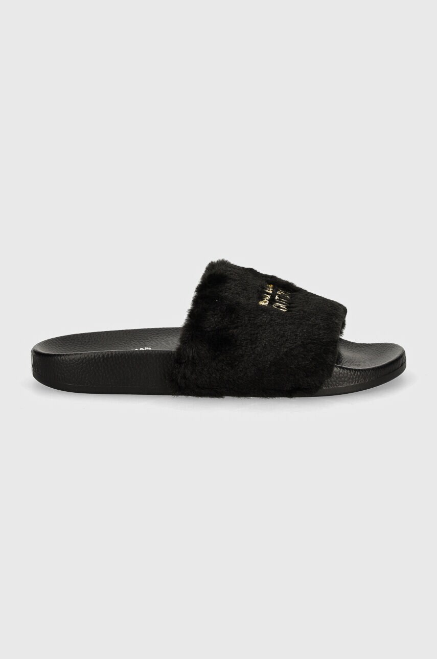 Шльопанці Versace Jeans Couture Shelly жіночі колір чорний 77VA3SQ4 ZS359 899
