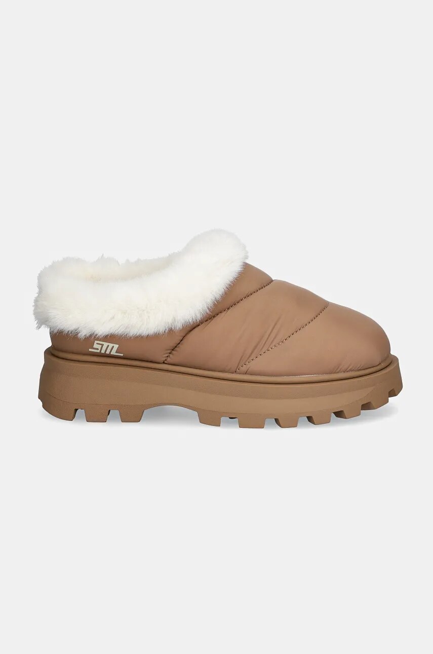 Тапочки Steve Madden Fireplace колір коричневий SM11003422