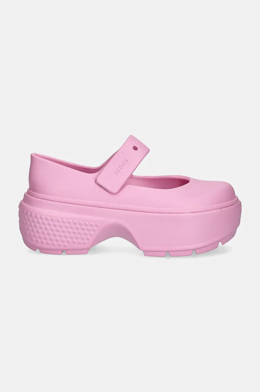 Балетки Crocs Stomp Mary Jane колір рожевий  209939
