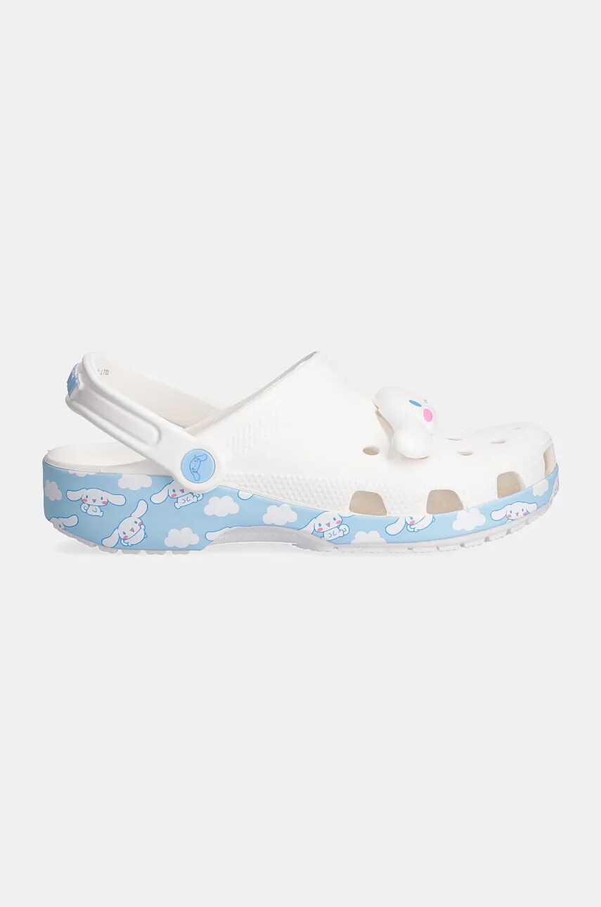 Шльопанці Crocs Classic Cinnamoroll Clog жіночі колір білий 210343